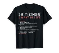 10 Things I Want In My Life Shirts PENGUIN Lovers Men T-Shirt