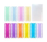 10 Threading Boards, 1 Label, Cross-Stitch Accessories, Embroidery Thread Holder, Cross-Stitch Thread Organizer, Large Embroidery Thread Organizer, Needlework Accessories
