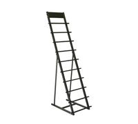 10 Tier Floor-Standing Tile Display Rack, Slot Width 2cm Flooring Board Organizer,for Shopping Malls Retail Stores