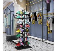 10 Tier Metal Hat Display Stand, Durable Hat Organizer Rack for Cowboy Hats, Bags, Shoes, Ideal for Supermarkets and Stores