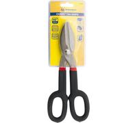 10" Tin Snip Aviation Sheet Metal Cutters - Multi Purpose Shears, Tinsnips 250Mm Straight Cut Strong Durable, Alloy Steel, Suitable for Aluminium, Copper, Plastic Leather & Wire Mesh