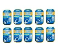10 Tins x 125g Mackerel Fillets in Sunflower Oil Premium Quality Fish Nixe
