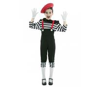 (10 to 12 years (139-155 cm)) Girls' mime pants costume