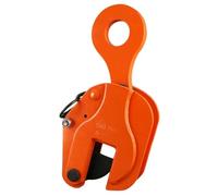 10 Ton 22046 Lb Vertical Plate Clamp with Locking Springs for Lifting Steel Plates, Sheet Metal Lifting Tongs，One Color 1T