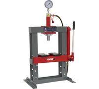 10 Tonne Hydraulic Bench Press - Detachable Pump & Ram - 2 x Table Plates