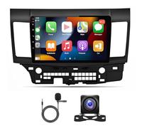 10" Touchscreen Android 15 Car Stereo Radio for Mitsubish Lancer 2007-2012 2G+64G 2-DIN Car MP5 Player GPS Sat Nav Head Unit w/CarPlay & Android Auto Support FM/RDS Radio SWC Mirror Link Split Screen