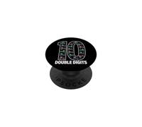 10 Tractors Birthday Double Digits PopSockets Adhesive PopGrip