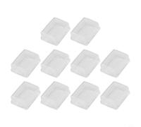 10 Transparent Silicone Rocker Switch Covers for Rectangular Switches, Waterproof Design to Prevent Dust and Water Ingress, Fits Standard 19mm x 13mm Cutout Switches
