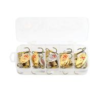 10 Trout Spinners, Hard Metal Spinner Baits, Spinnerbait Smooth Spoons Rigs, Gold Silver Fishing Lure, Trout & Bass Lures Spinnerbait Smooth Spoons Rigs