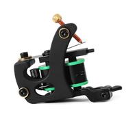 10-turn Pure Copper Coil Liner/Shader Black Tattoo Machine for Tattoo Beginning Practice (Fine Line)