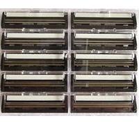 10 Twin Blade Safety Razor Cartridges, compatible with Gillette G2, Trac2, Trac II, Atra, Vector and Contour Wilkinson Sword, Boots razors. Multi-fit, slide on or clip-on.