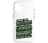 10 Types Of People Understanding Binary Code Programming Case for iPhone 16