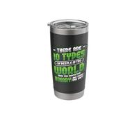 10 Types of People Understanding Binary Code Programming Stainless Steel Insulated Tumbler