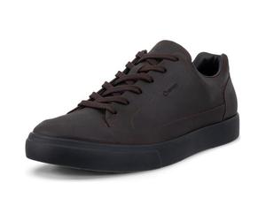 (10 UK (44EU), Mocha) ECCO Mens Soft 10 Nubuck Gore-Tex Trainers