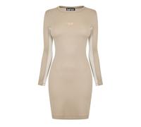 (10 UK, Beige) Diesel Womens/Ladies Ovalout Crew Neck Mini Dress