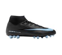 (10 UK, Black/Blue) Nike Mens Mercurial Superfly 10 Academy Leather Artificial Ground Football Boots