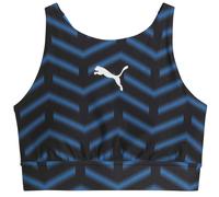 (10 UK, Black/Blue) Puma Womens/Ladies Individualblaze Eversculpt Sports Bra