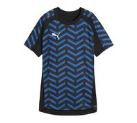 Puma Womens Training T-Shirt - Black/Blue - 10 UK - Black/Blue - 100% Polyester
