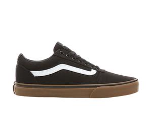 (10 UK, Black/Brown) Vans Mens Ward Low-Top Casual Suede Canvas Trainers Sneakers