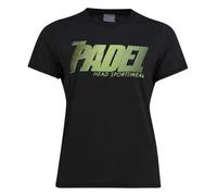 (10 UK, Black) Head Womens/Ladies Padel Printed Sport T-Shirt