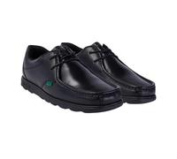 (10 UK, Black) Kickers Mens Fragma Leather Shoes