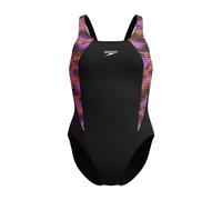 (10 UK, Black/Pink) Speedo Womens/Ladies Splice One Piece Swimsuit