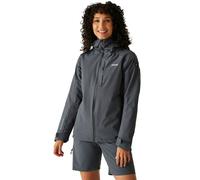 Regatta Womens/Ladies Birchdale II Waterproof Jacket - Black/Seal Grey - 10 UK - Black/Seal Grey