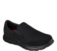 (10 UK, Black) Skechers Mens Flex Advantage McAllen Safety Work Shoe