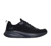 Skechers Men's Squad Chaos Sr Parley Work Shoes, Black Textile/Synthetic, 10 UK