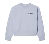 (10 UK, Blue) Lacoste Womens/Ladies Double-Face Oversized Sweatshirt