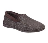 (10 UK, Brown) Cotswold Mens Stanley Moc Toe Full Slipper