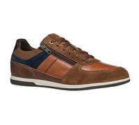 (10 UK, Brown/Navy) Geox Mens U Renan B Suede Trainers
