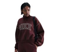 (10 UK, Burgundy) Nike Womens/Ladies Phoenix Speed Embroidered Logo Sweatshirt