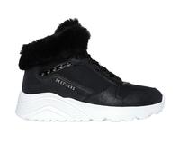 (10 UK Child, Black/Rose Gold) Skechers Childrens/Kids Unolite High Top Trainers