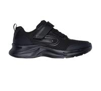 (10 UK Child, Black) Skechers Childrens/Kids Dynamatic Swift Tread Slip-on Trainers