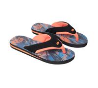 (10 UK Child, Bright Orange) Animal Childrens/Kids Jekyl Recycled Flip Flops
