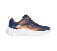 (10 UK Child, Grey/Orange) Skechers Boys Microspec Advance Trainers