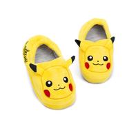 Pokemon Pikachu Slippers for Boys & Girls | 3D Character Kid's Footwear House Shoes | Pokemon Gifts Yellow Slip On & Soft Loafers 28 EU