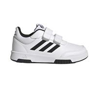 (10 UK Child, White/Black) Adidas Boys Tensaur Hook and Loop Trainers
