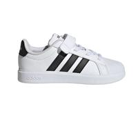 (10 UK Child, White/Black) Adidas Childrens/Kids Street Trainers