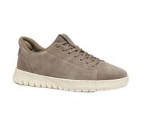 (10 UK, Dove Grey) Geox Mens Leather FlexStride Plus Trainers