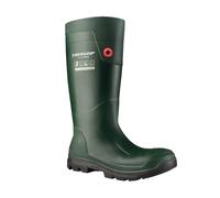 (10 UK, Green) Dunlop Unisex Adult FieldPro Wellington Boots