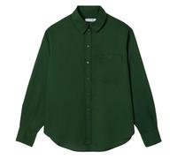 (10 UK, Green) Lacoste Womens/Ladies Flowing Lyocell Oversized Shirt