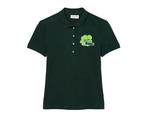 (10 UK, Green) Lacoste Womens/Ladies L.12.D Mini Pique Stretch Slim Polo Shirt
