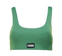 (10 UK, Green) Puma Womens/Ladies Stripe Scoop Neck Bikini Top