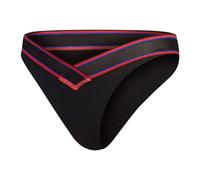 (10 UK, Grey) Speedo Womens/Ladies Striped V-Cut Bikini Bottoms