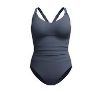 (10 UK, Grey) Speedo Womens/Ladies V Neck Shaping One Piece Swimsuit