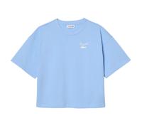(10 UK, Light Blue) Lacoste Womens/Ladies Logo Cotton T-Shirt