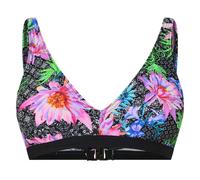 (10 UK, Multicoloured) Zoggs Womens/Ladies Floral V Neck Bikini Top