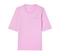 (10 UK, Pink) Lacoste Womens/Ladies Cotton Soft 3/4 Sleeve T-Shirt